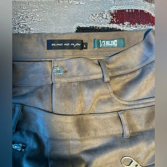 Blind No Faith Green Zip Pants